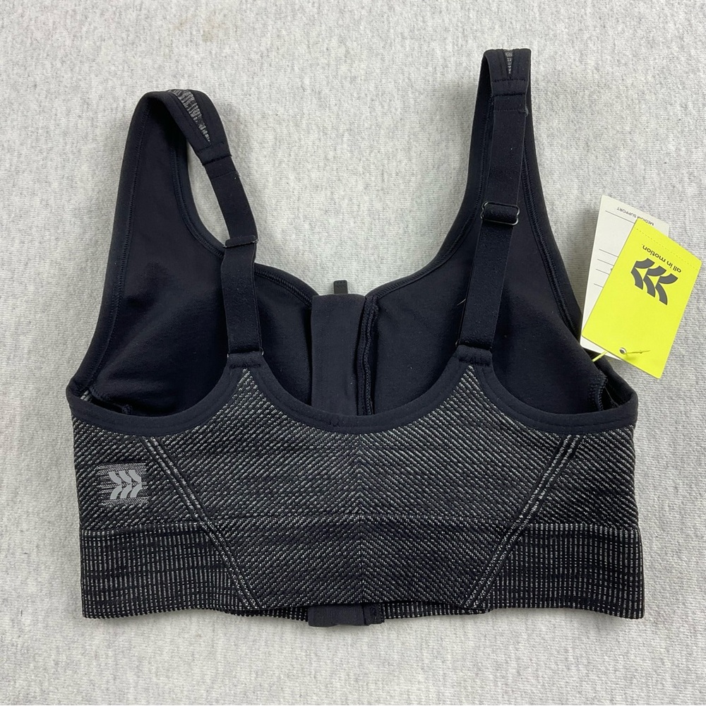 ALL IN MOTION MEDIUM SUPPORT WOMEN’S SEAMLESS FRONT ZIP CLOSURE BRA SIZE:SMALL - Picture 3 of 11